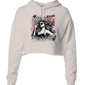 Rebel Queen Crop Hoodie 2